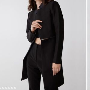 Black BCBGMAXAZRIA ARELIA LONG BLAZER